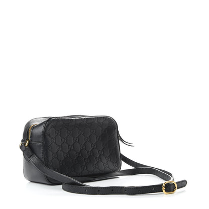 Gucci Guccissima Signature Small Camera Bag Black 3 of 9