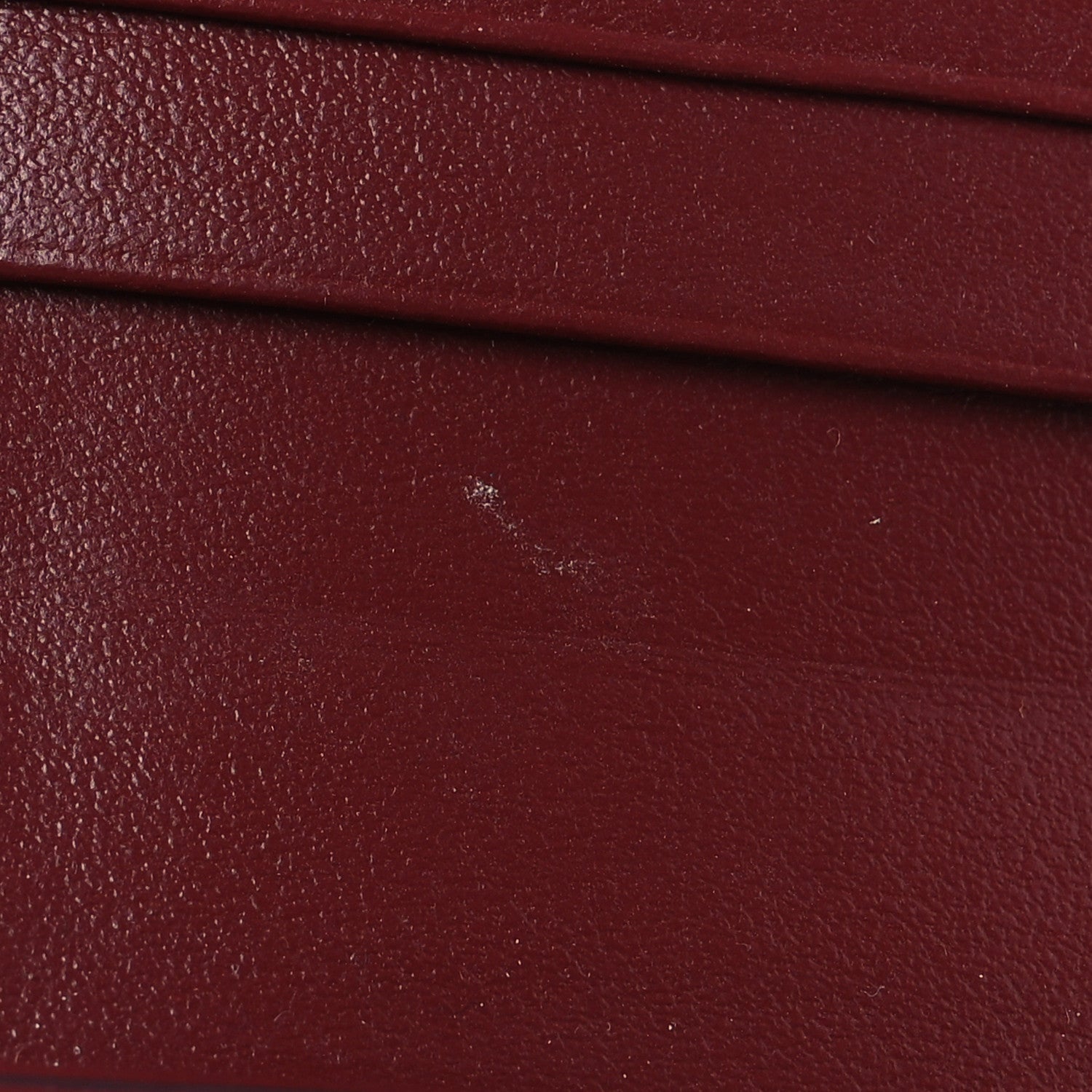 Celine Shiny Calfskin Small Triomphe Wallet Deep Burgundy 10 of 11