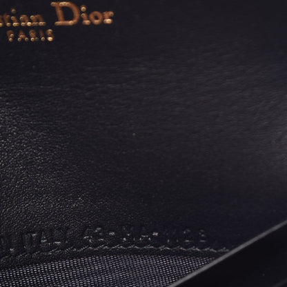 Christian Dior Oblique Saddle Card Holder Blue 8 of 8