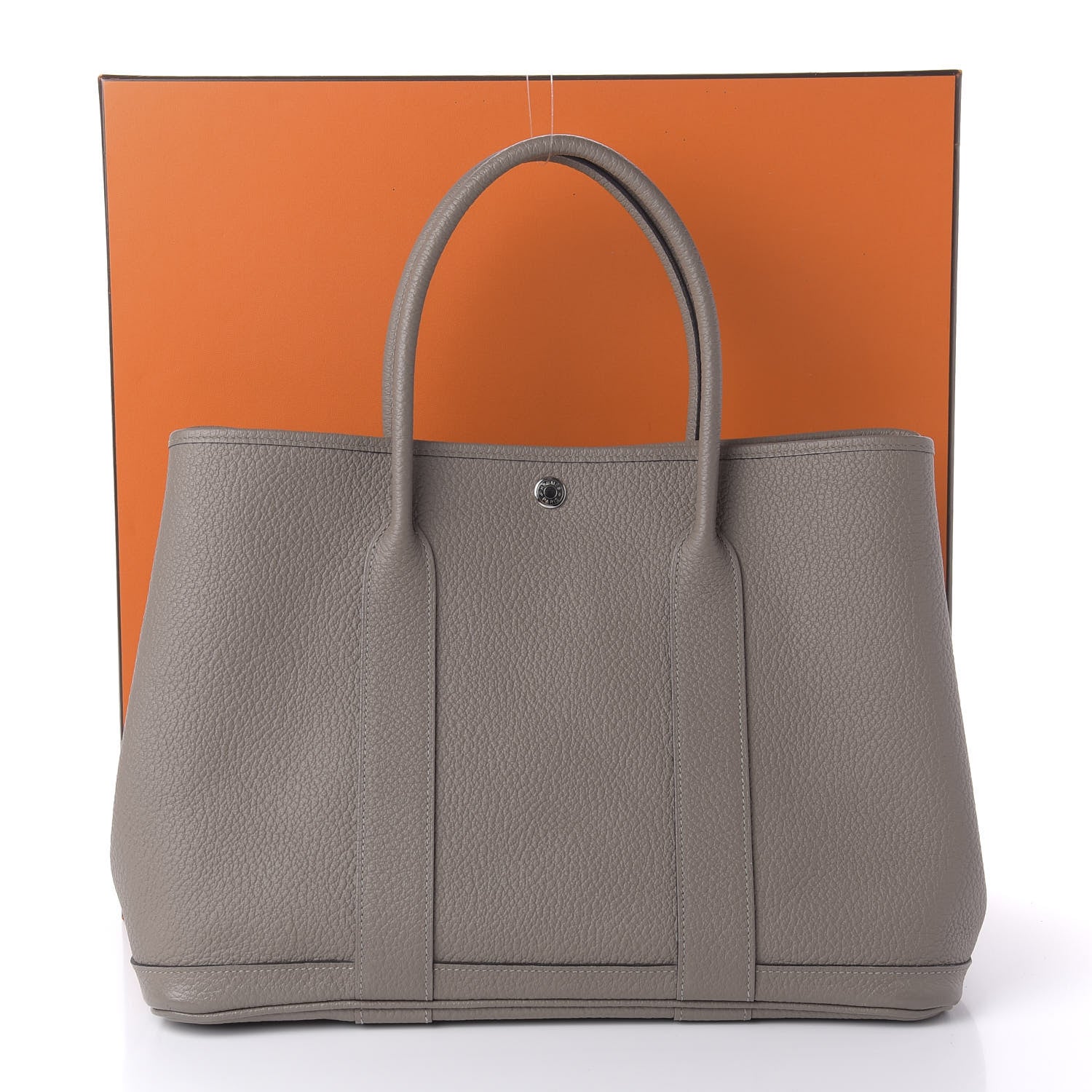 Hermes Vache Country Garden Party 36 MM Gris Asphalte 10 of 10