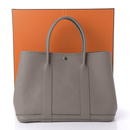Hermes Vache Country Garden Party 36 MM Gris Asphalte 10 of 10