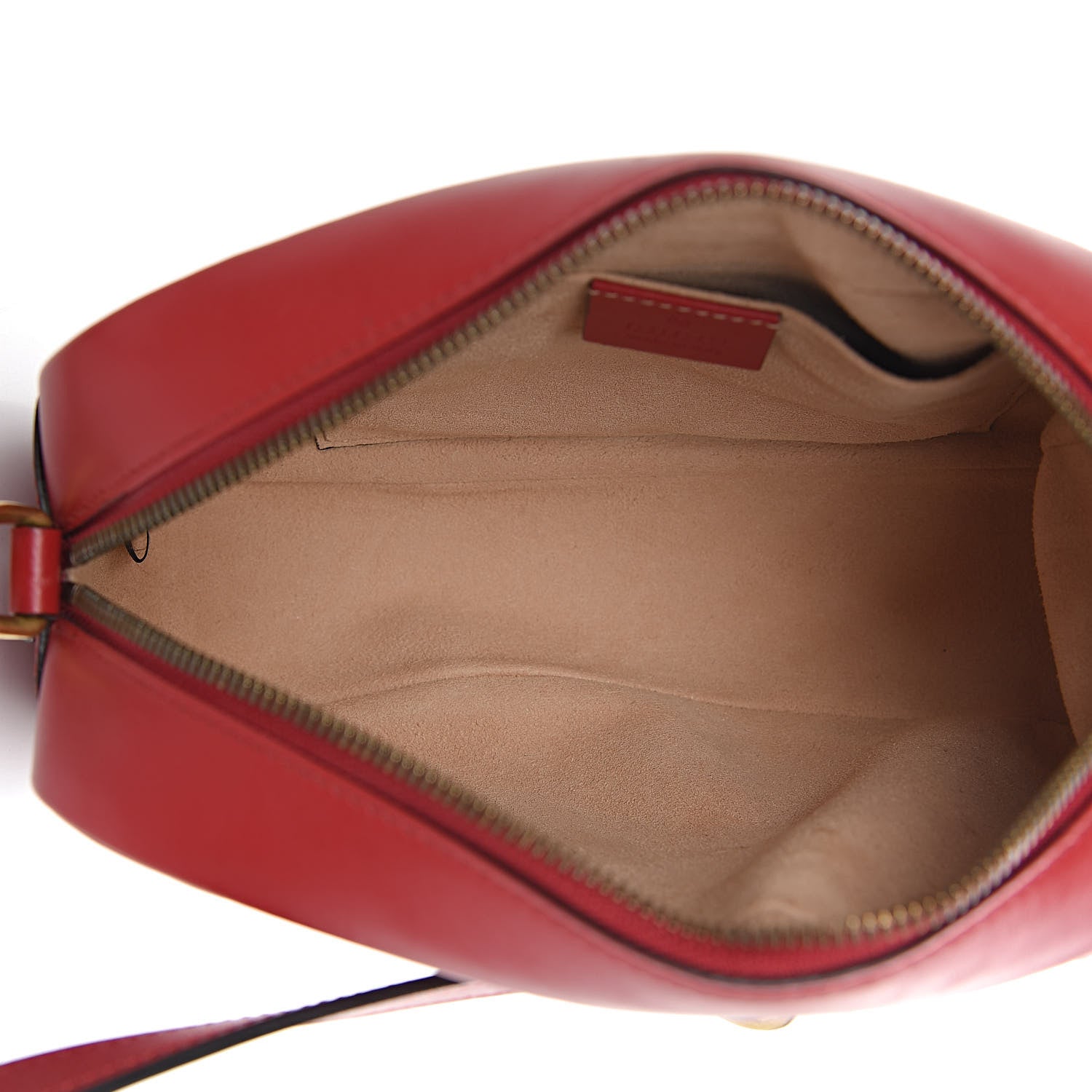 Gucci Calfskin Matelasse Small GG Marmont Chain Shoulder Bag Hibiscus Red 5 of 10