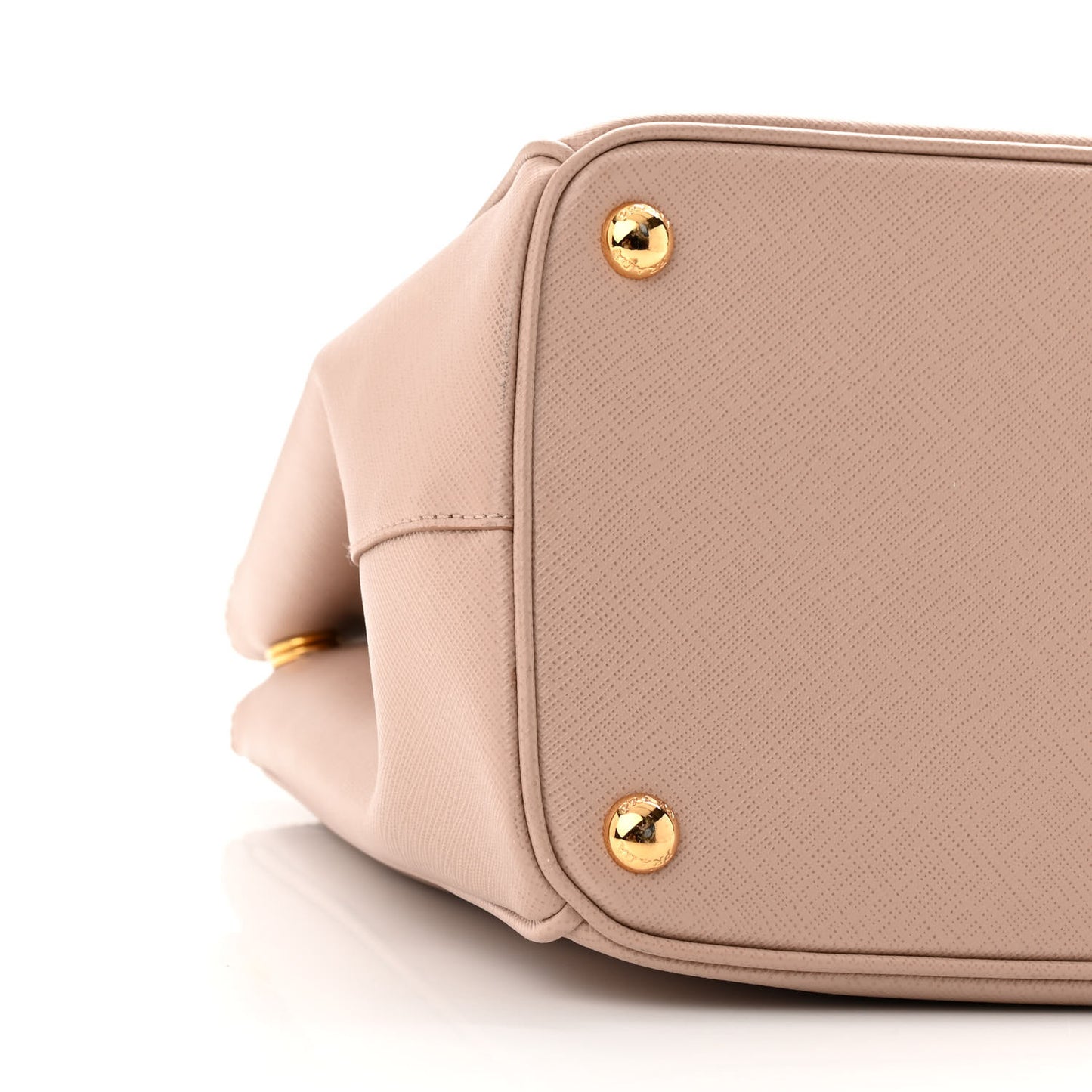 Saffiano Lux Galleria Double Zip Tote Cammeo
