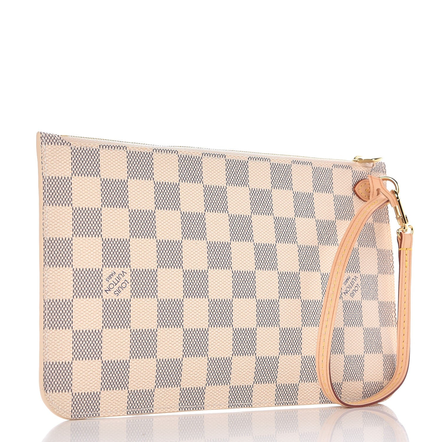 Louis Vuitton Damier Azur Neverfull MM GM Pochette 3 of 7