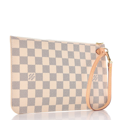 Louis Vuitton Damier Azur Neverfull MM GM Pochette 3 of 7