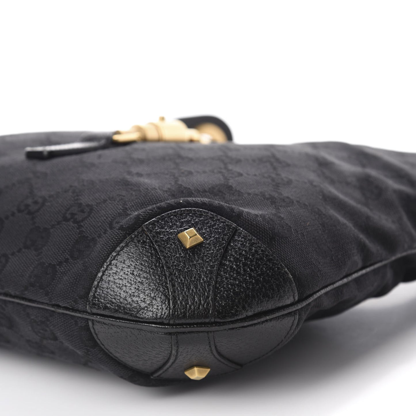 Monogram Piston Lock Jackie O Hobo Black