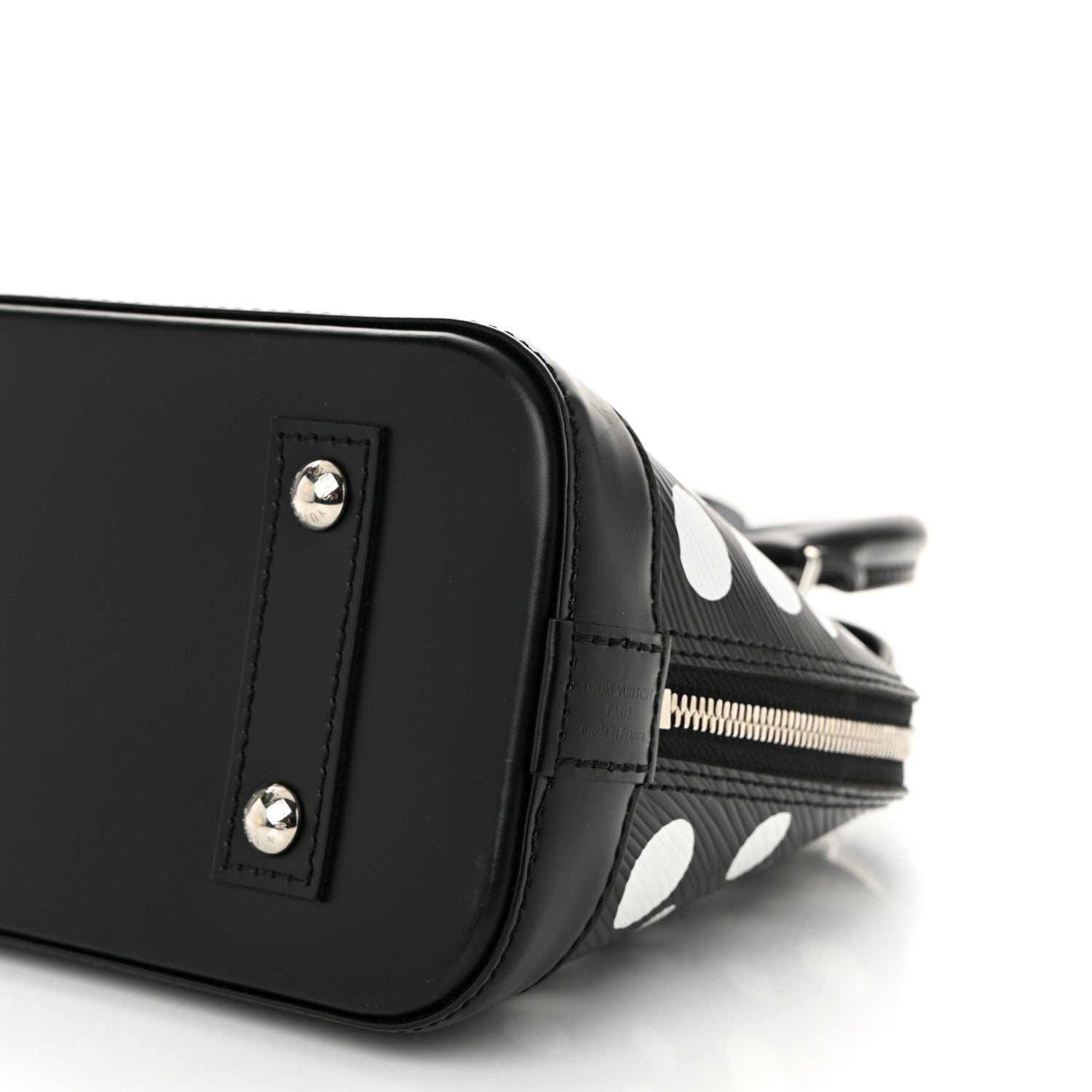 Louis Vuitton X YK Epi Alma BB Black White 9 of 9