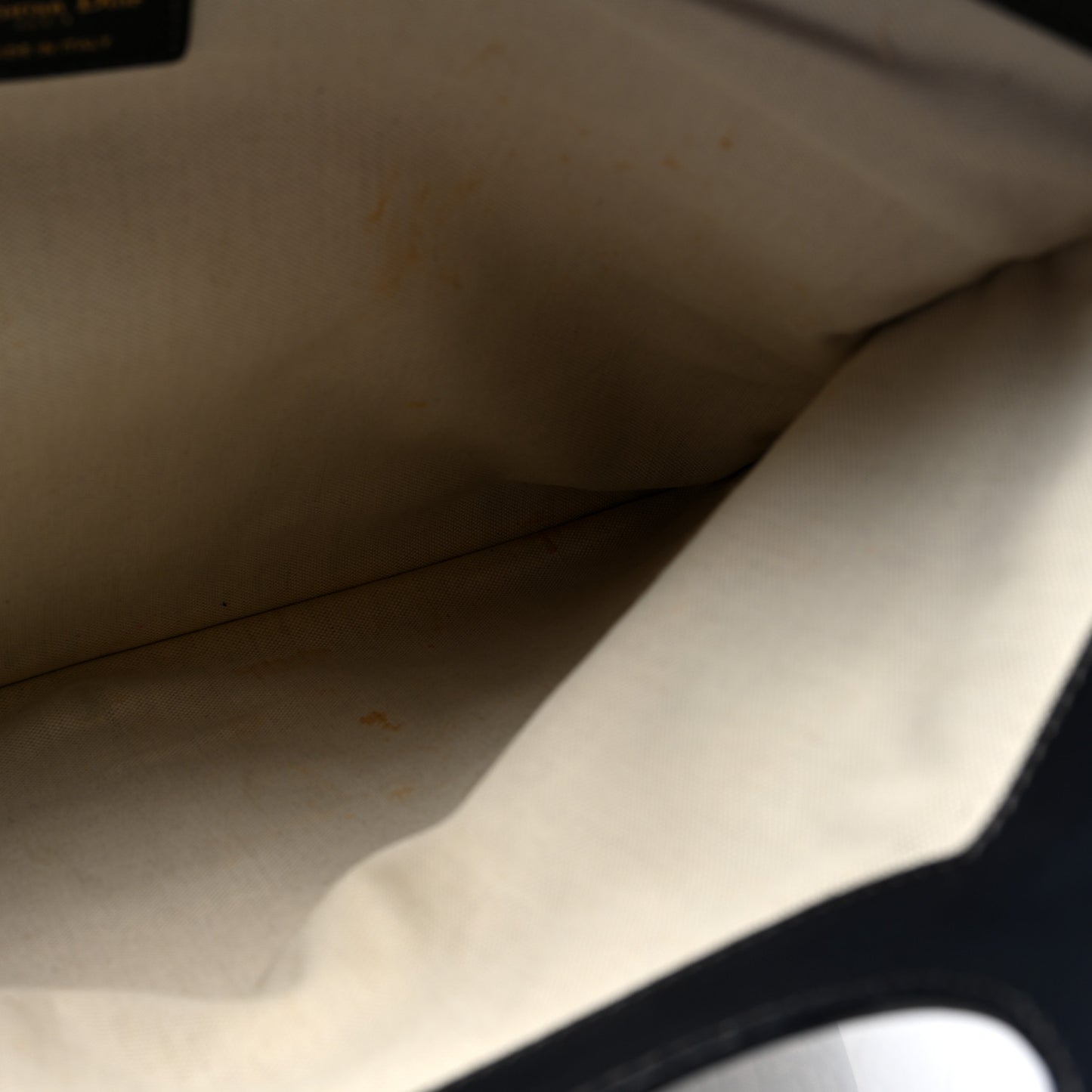 Oblique Fold Over Clutch Blue