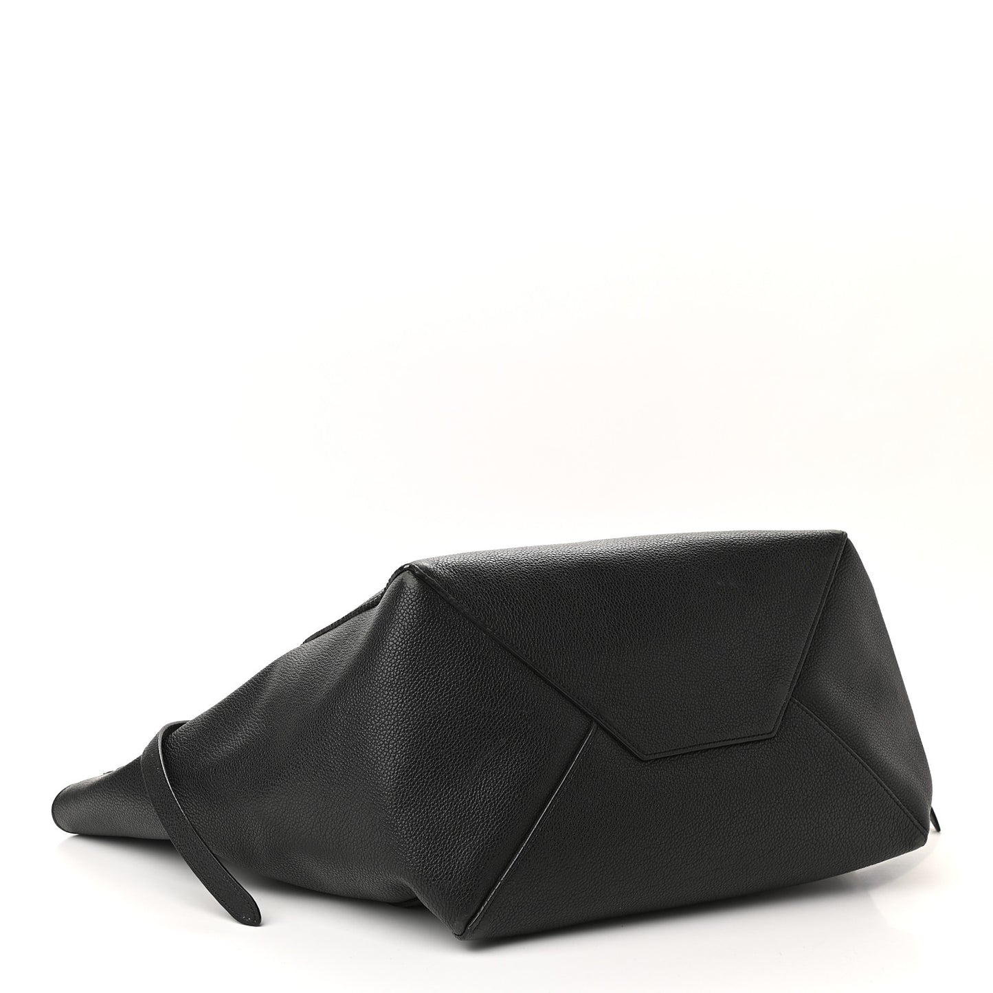 Soft Grained Calfskin Medium Cabas Phantom Black