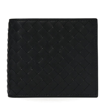 Bottega Veneta Nappa Intrecciato Bi-Fold Wallet Black 1 of 9