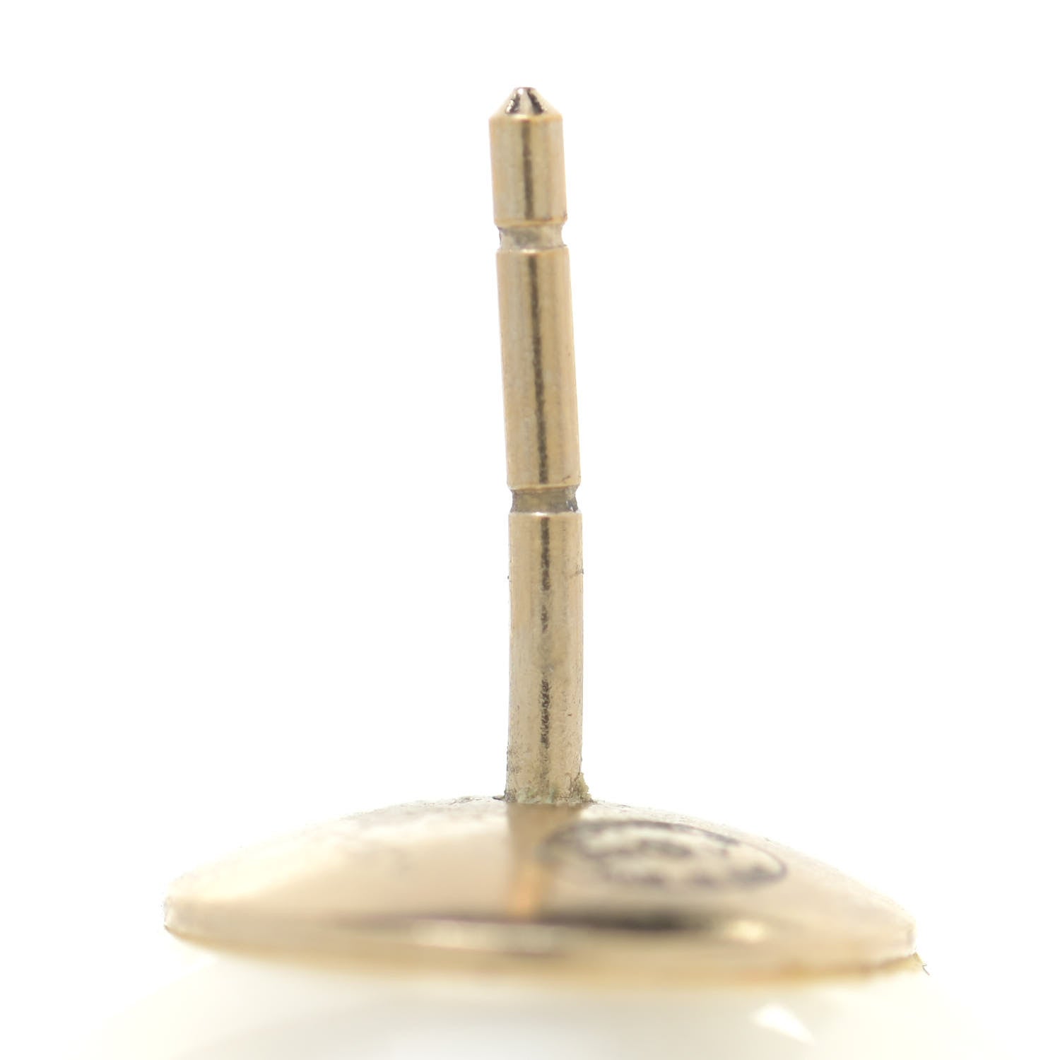 Chanel Pearl CC Large Earrings Gold 8 of 8