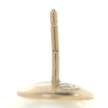 Chanel Pearl CC Large Earrings Gold 8 of 8
