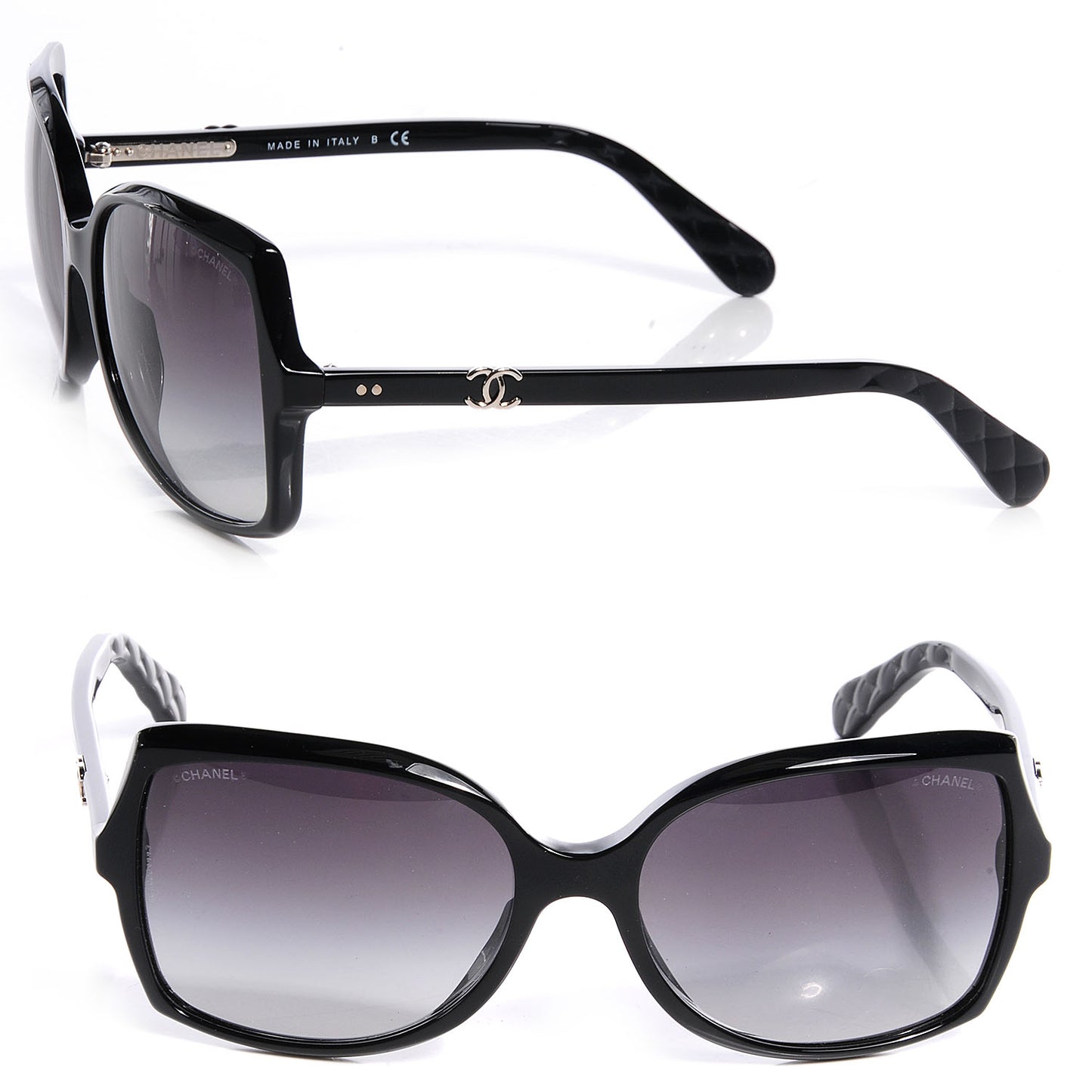 CC Logo Sunglasses Black 5245