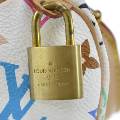 Louis Vuitton Monogram Multicolor Mini Sac HL Speedy White 6 of 9
