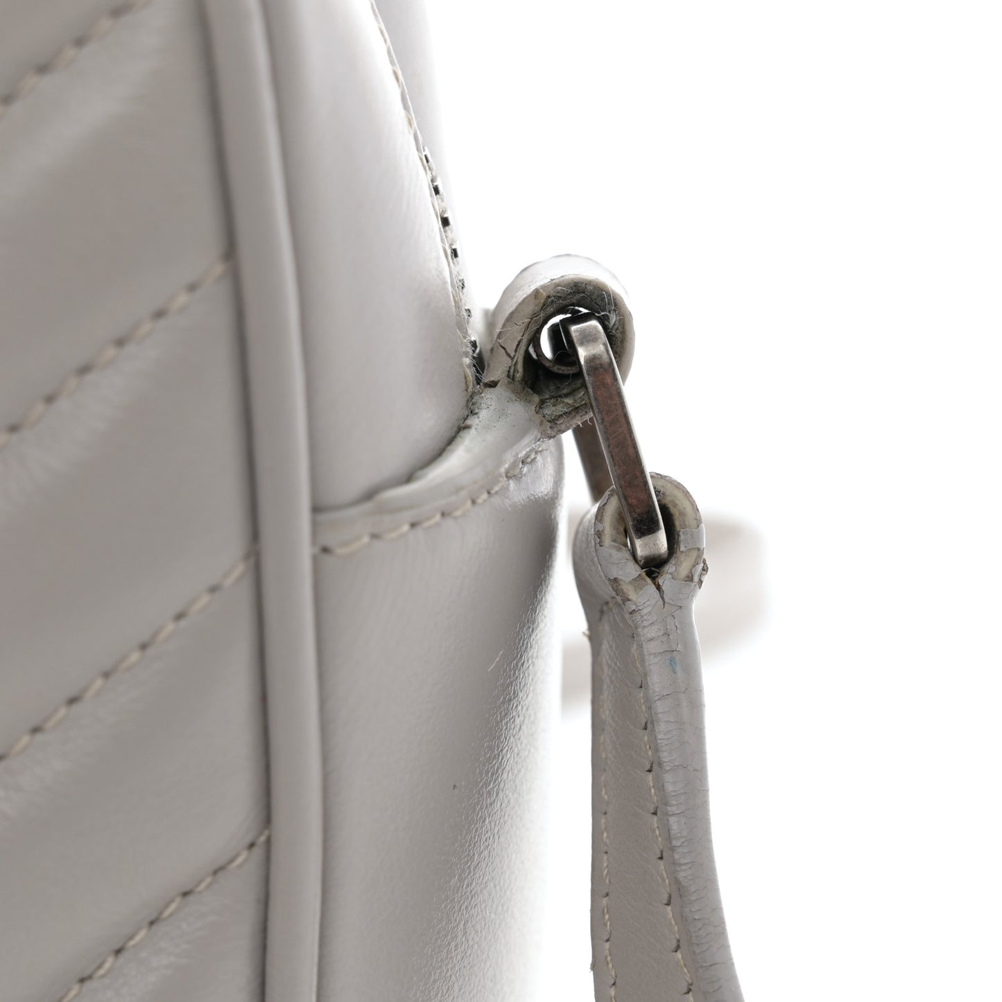 Calfskin Matelasse Monogram Lou Camera Bag Granite