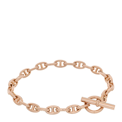 Hermes 18K Rose Gold TPM Chaine d'Ancre Bracelet 1 of 5