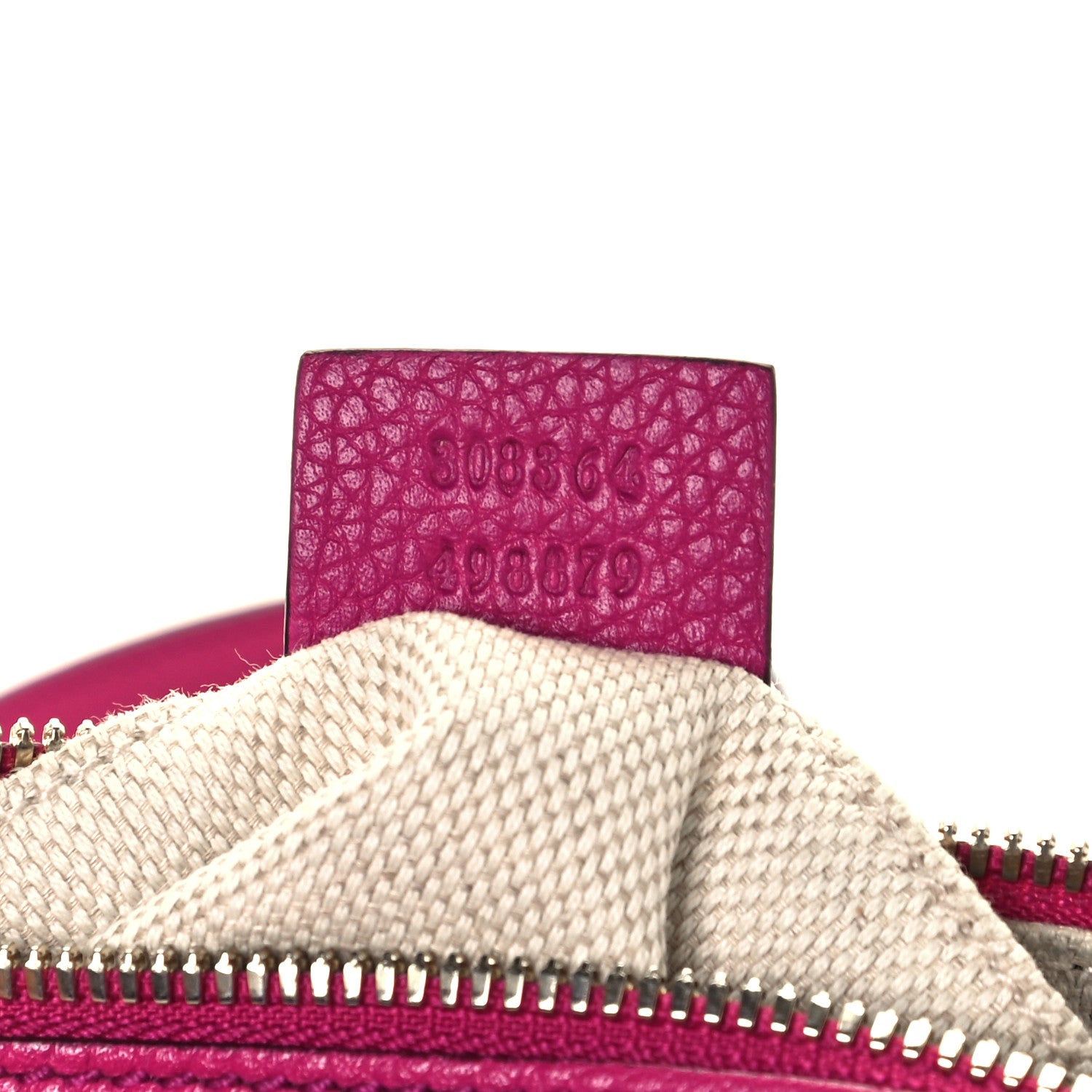 Gucci Cellarius Calfskin Small Soho Disco Bag Bright Bouganville 7 of 11
