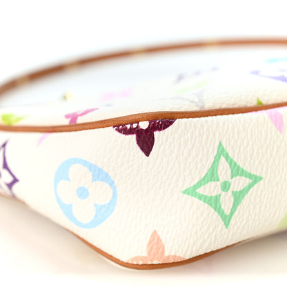 Louis Vuitton Monogram Multicolor Pochette Accessories White 9 of 10