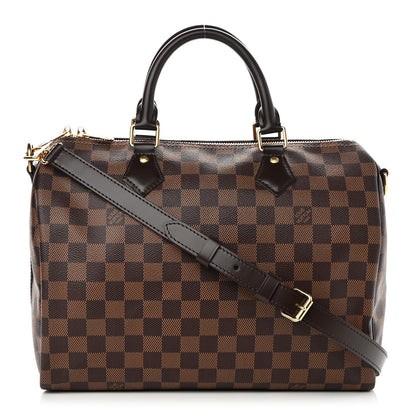 Louis Vuitton Damier Ebene Speedy Bandouliere 30 1 of 10