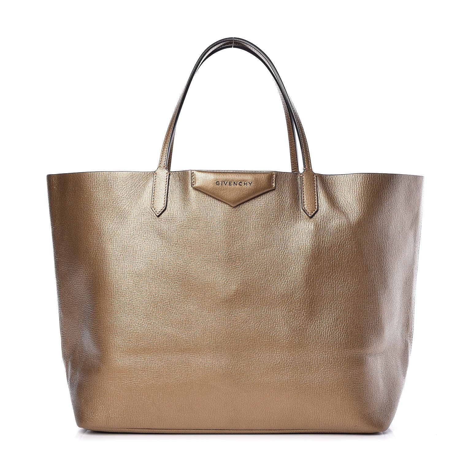 Givenchy Metallic Goatskin Large Antigona Tote Gold 3 of 13