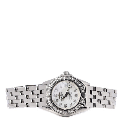 Breitling Stainless Steel Diamond Mother of Pearl 29mm Callistino Acie Quartz Watch A72345 3 of 5