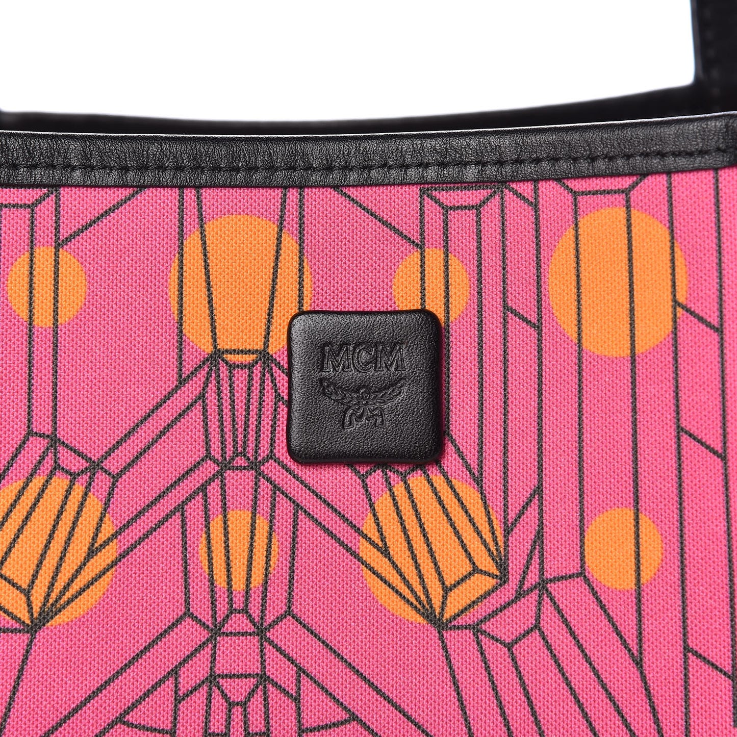 Visetos Medium Project Reversible Shopper Tote Cognac