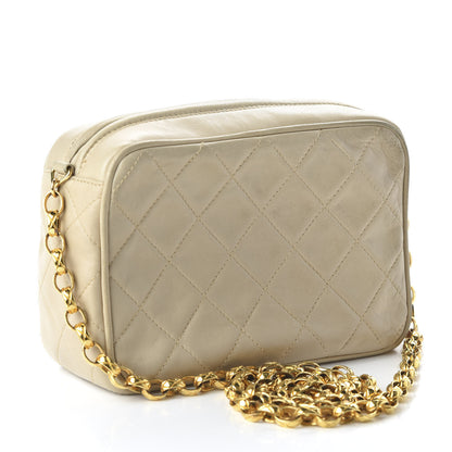 Chanel Lambskin Quilted Tassel Camera Case Beige 5 of 12