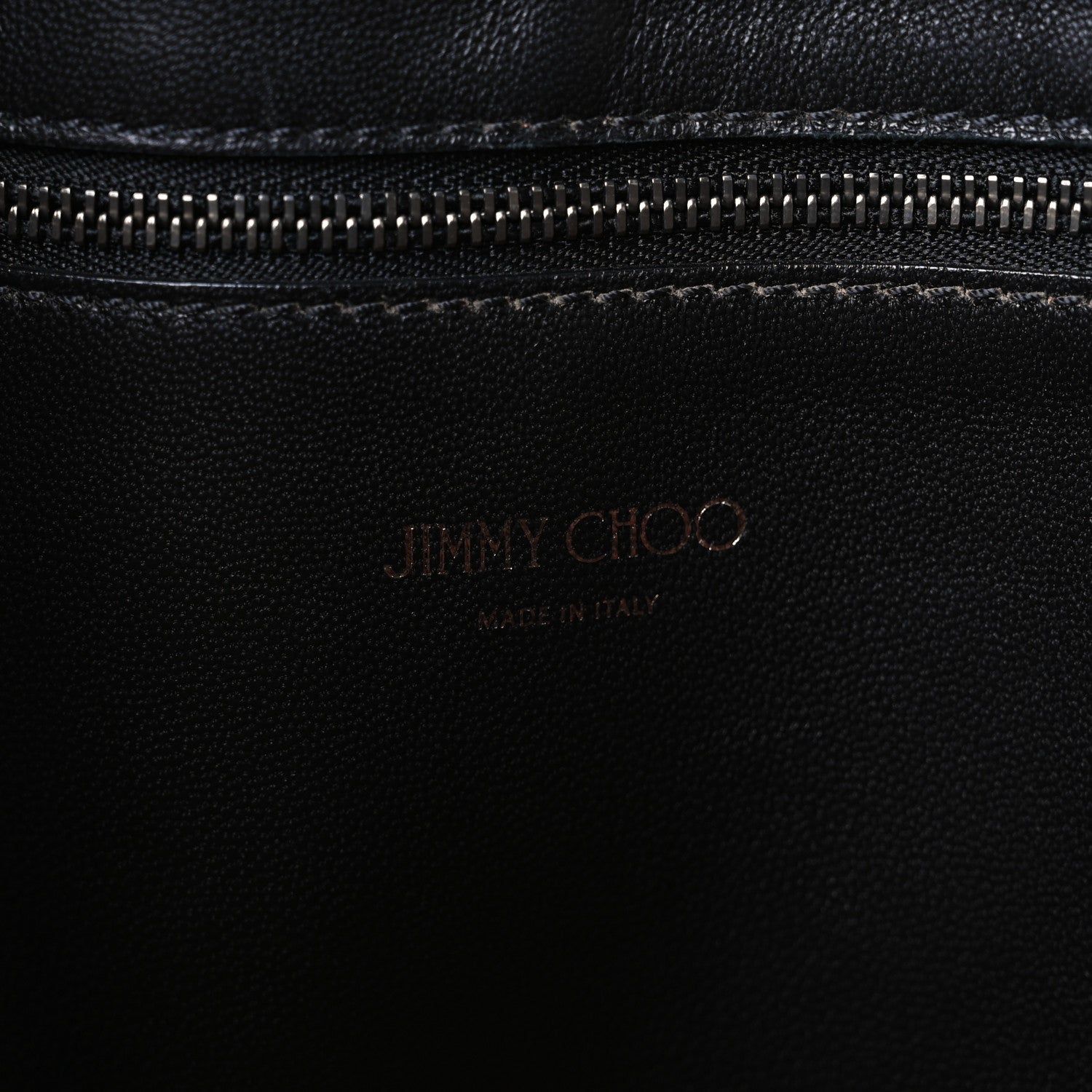 Jimmy Choo Denim Calfskin Twist East West Tote Blue Black 6 of 11