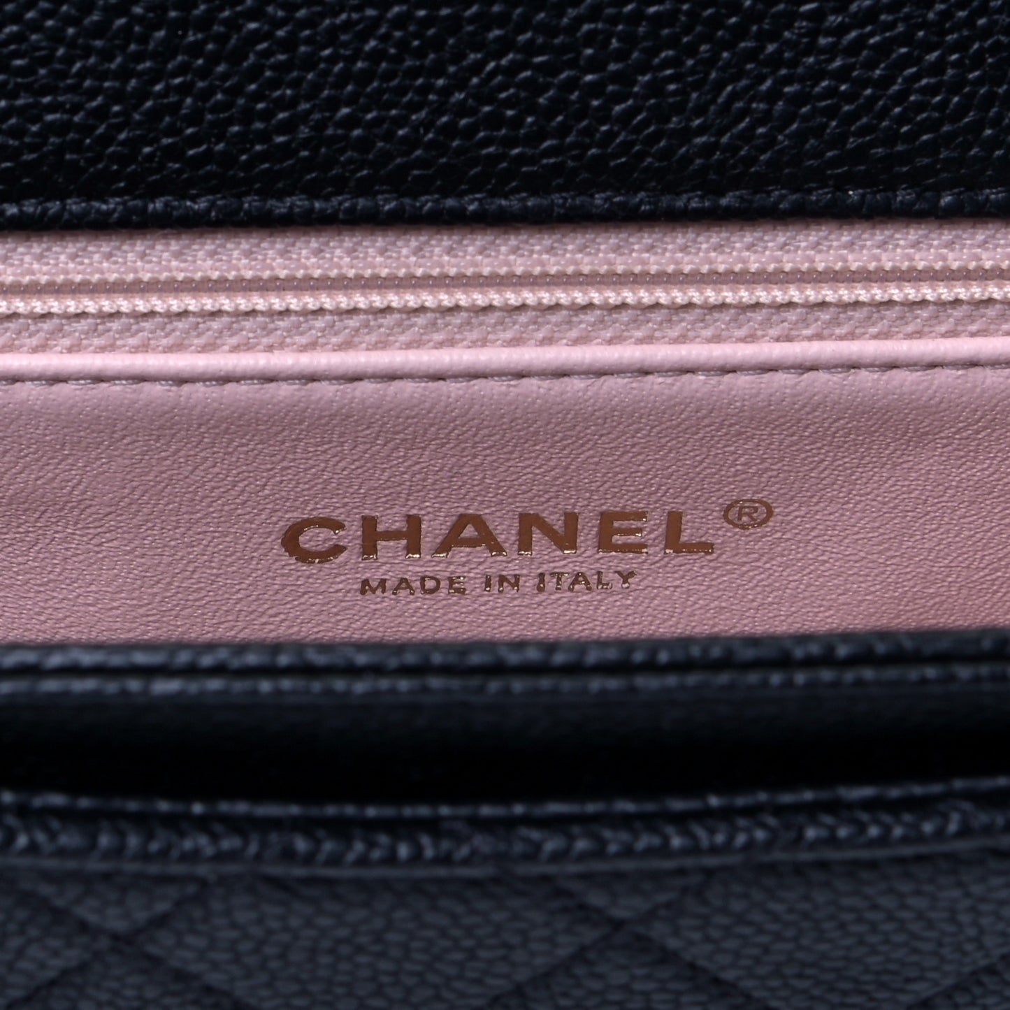 Caviar Quilted Small Flap Black