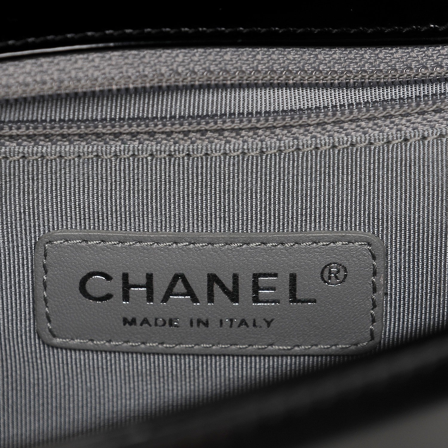 Chanel Glazed Calfskin Large Boy Flap Black 7 of 9