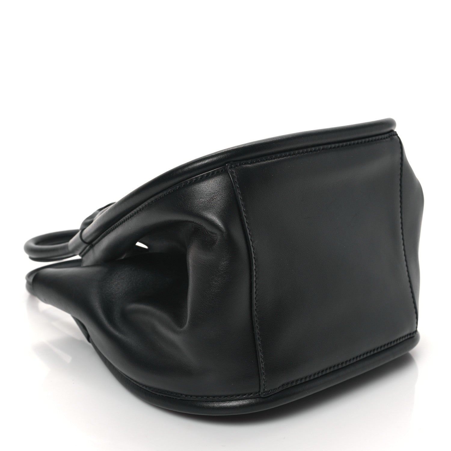 Proenza Schouler Calfskin Small Ruched Tote Black 4 of 10