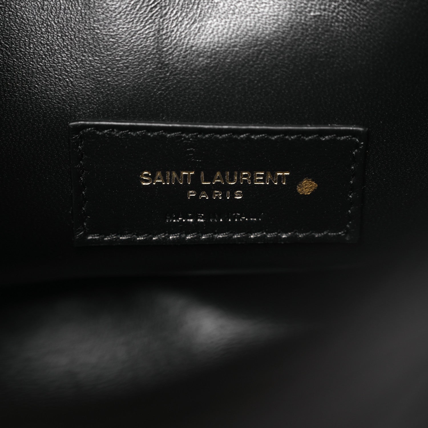 Saint Laurent Lambskin Gabby Mini Bucket Bag Black 6 of 12