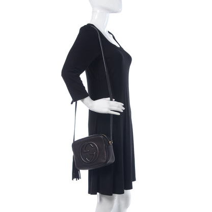Gucci Pebbled Calfskin Small Soho Disco Bag Black 2 of 13