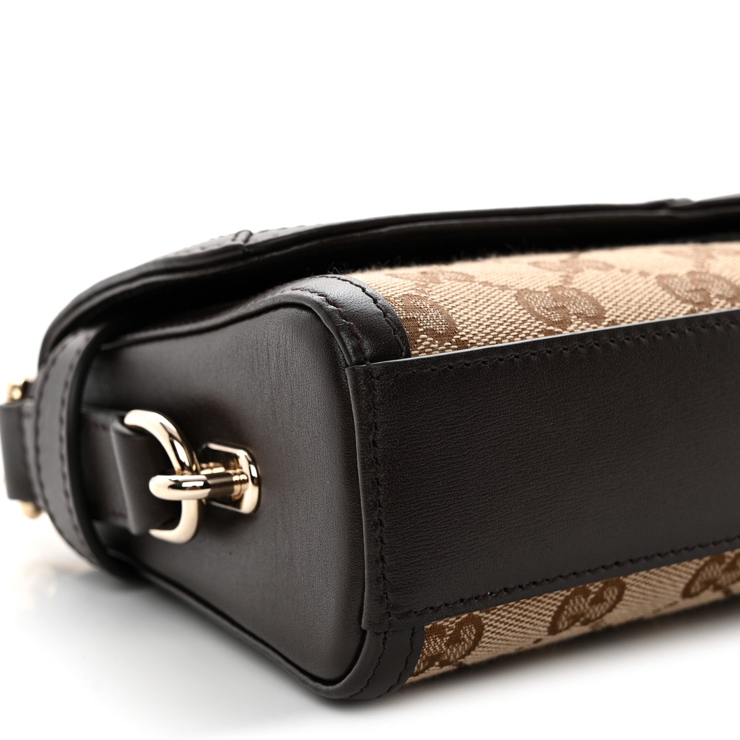 Gucci GG Monogram Small Luce Shoulder Bag Beige Ebony 9 of 11