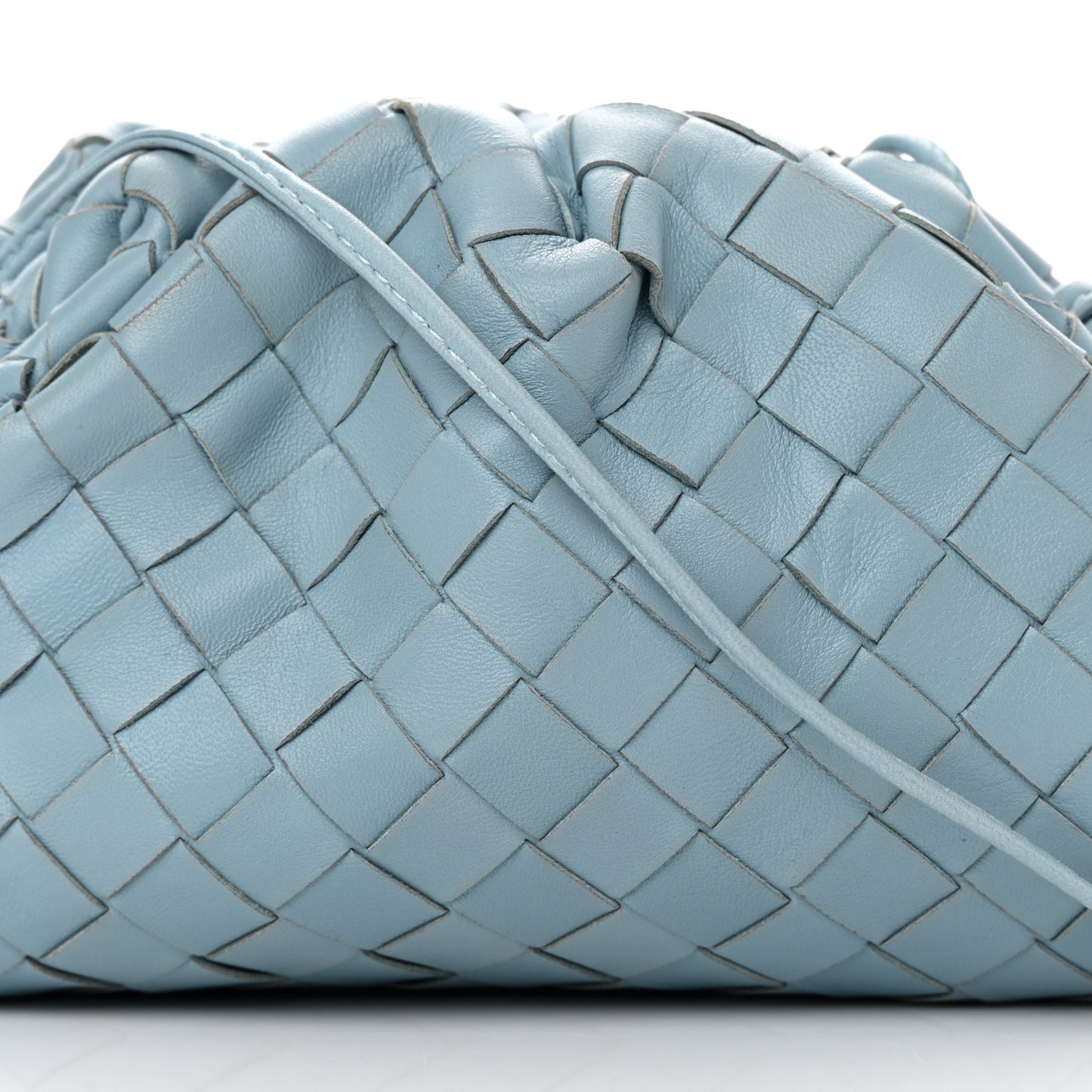 Nappa Intrecciato The Mini Pouch Ice