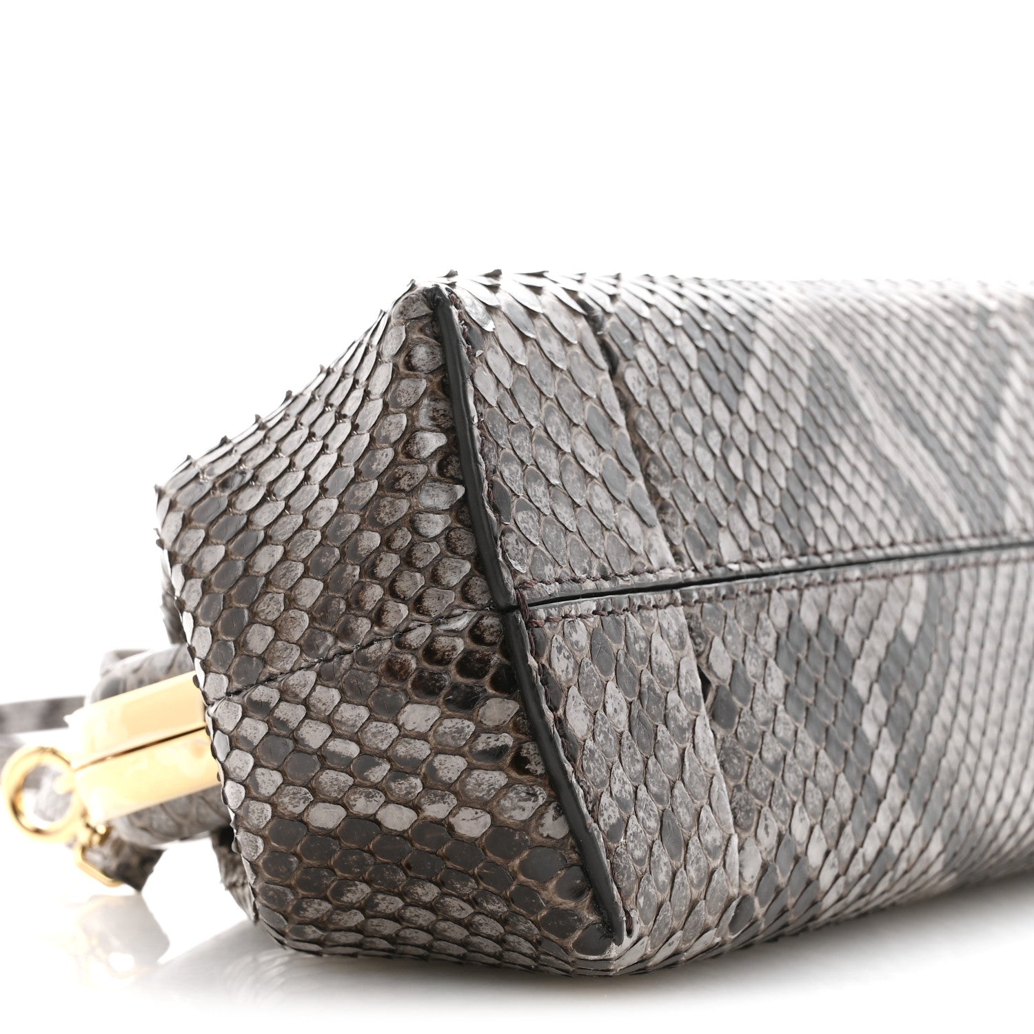 Fendi Snakeskin Small Fendi First Asfalto 1812953 – FASHIONPHILE