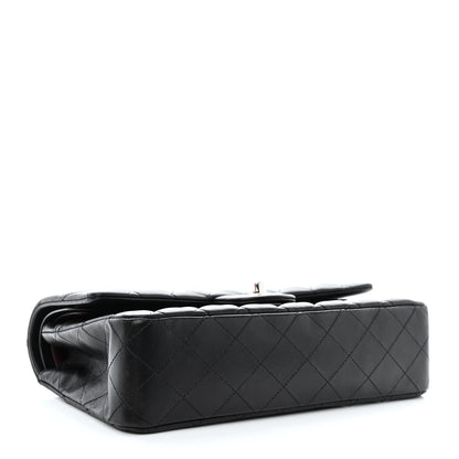 Chanel Lambskin Quilted Medium Double Flap Black 4 of 15
