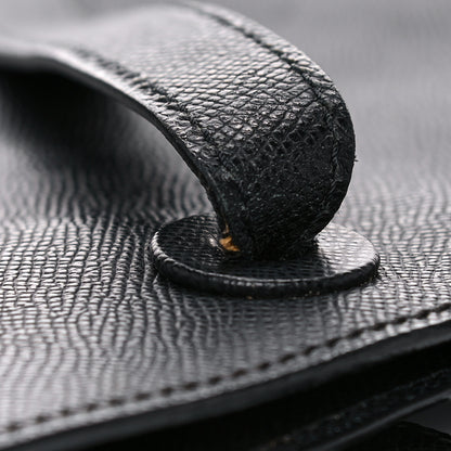 Chanel Grained Calfskin Shopping Tote Black 22 of 26