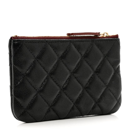 Chanel Caviar Quilted Small Pouch Black 3 of 8