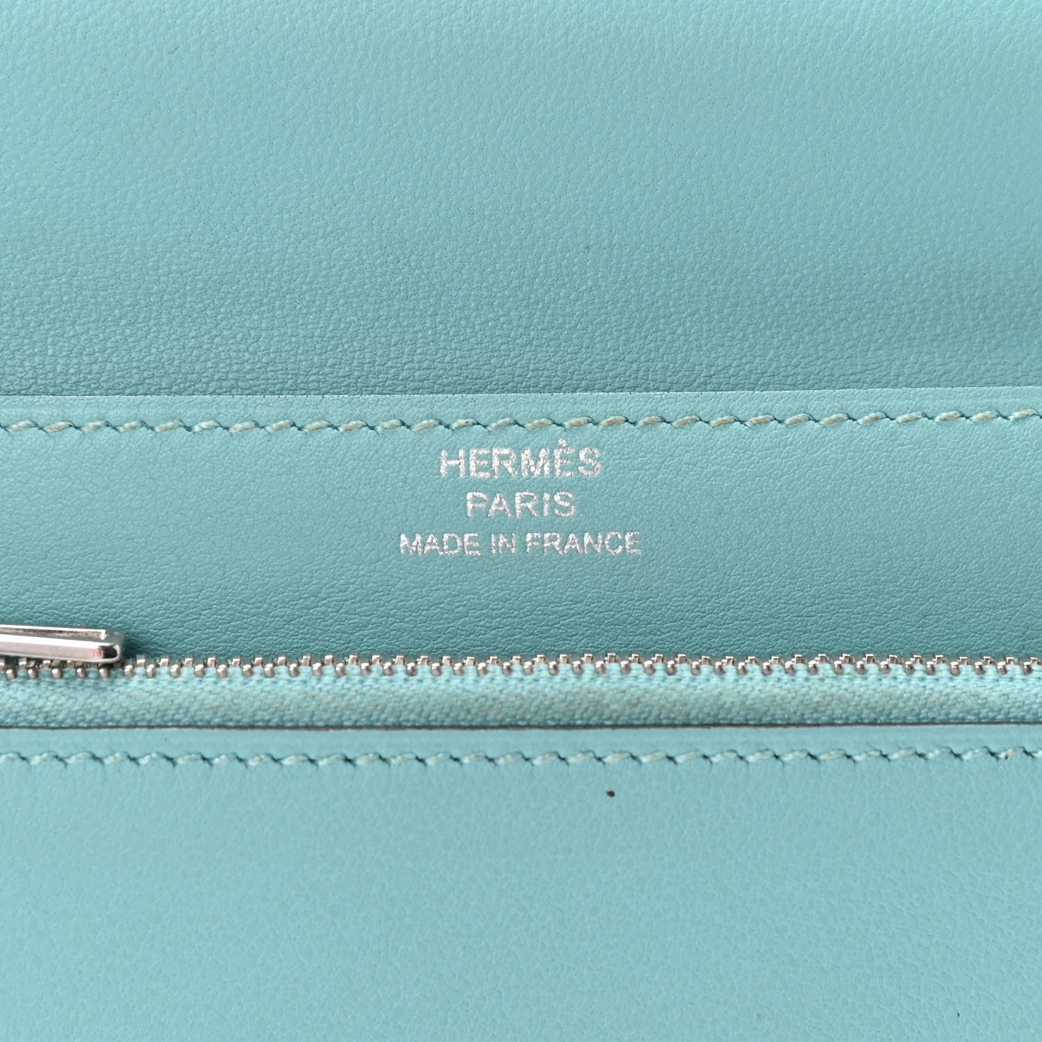 Hermes Swift Dogon Compact Wallet Bleu Atoll 6 of 8