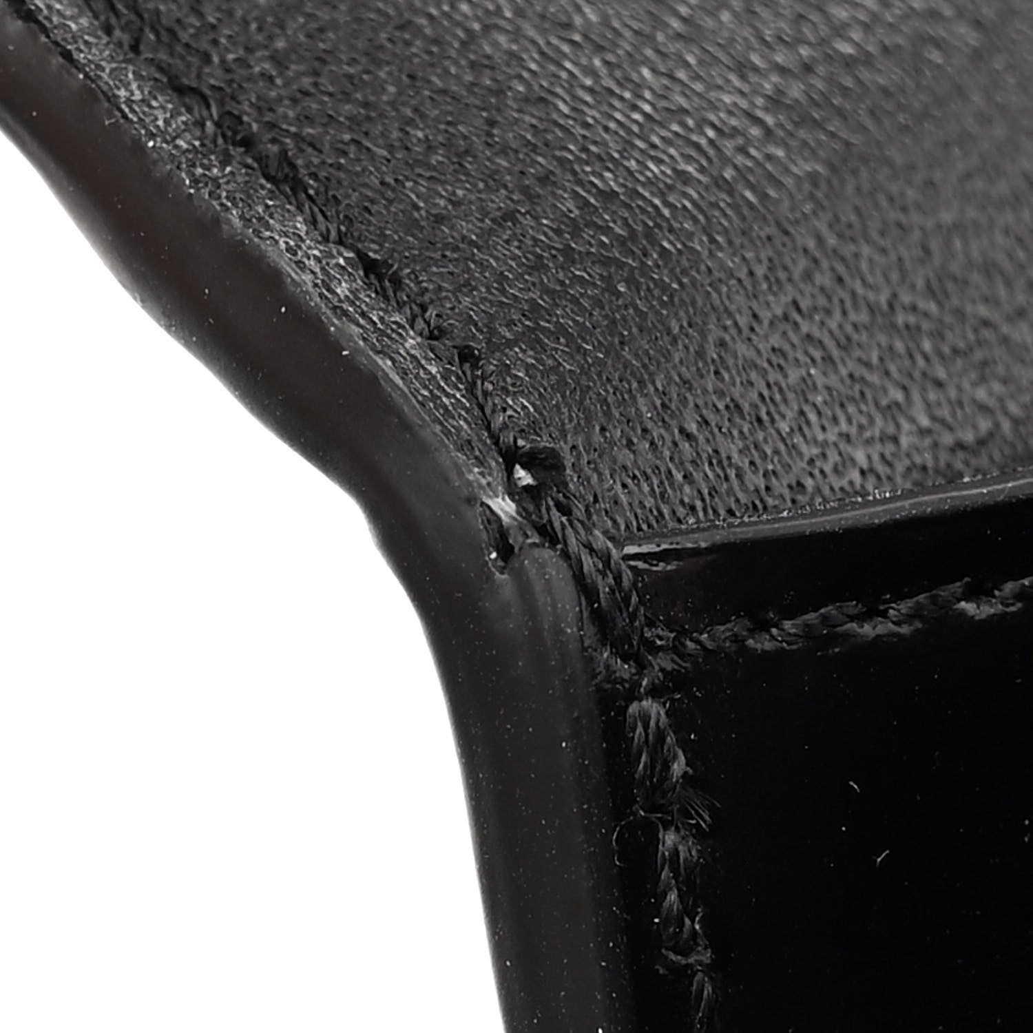 Celine Shiny Calfskin Teen Triomphe Black 10 of 12