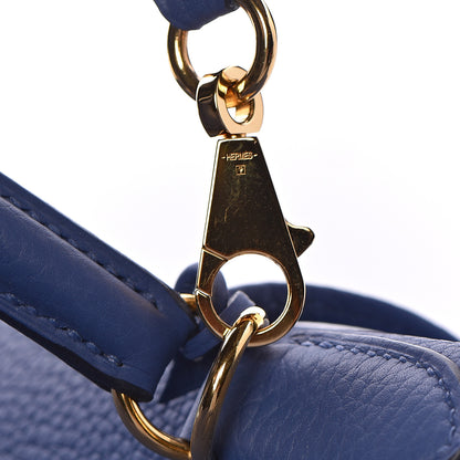 Hermes Taurillon Clemence Kelly Retourne 32 Bleu Brighton 17 of 42