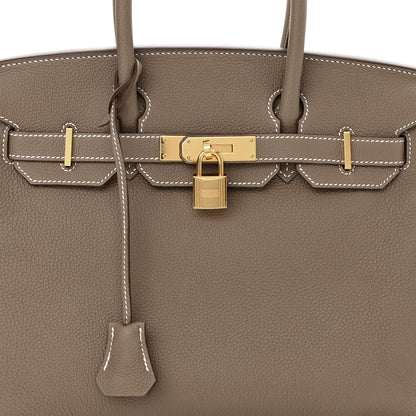 Hermes Togo Birkin 30 Etoupe 7 of 10