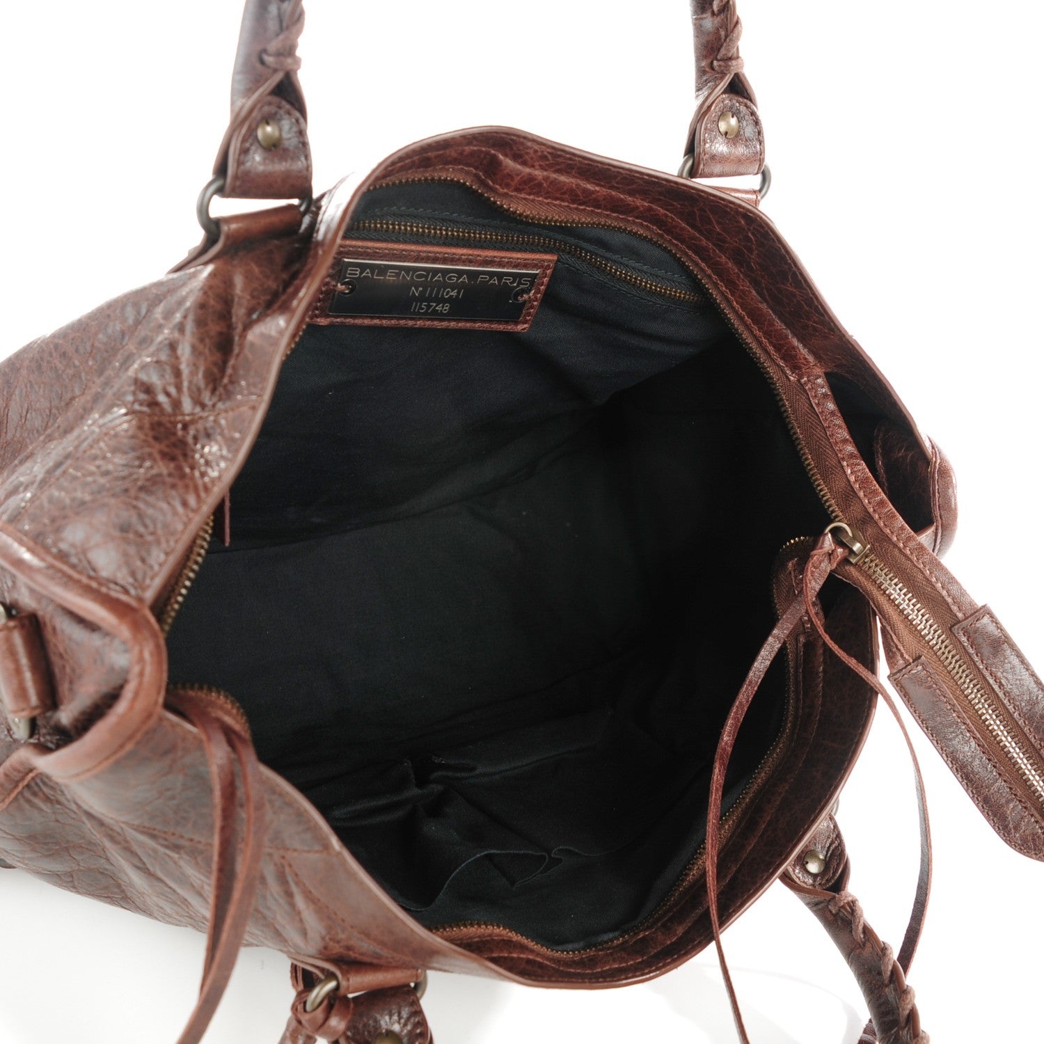 Balenciaga Agneau Classic Hardware City Cigare Fonce 5 of 7