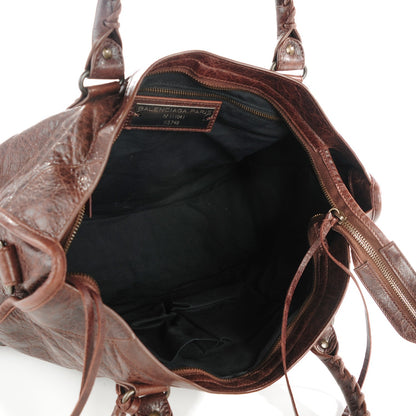 Balenciaga Agneau Classic Hardware City Cigare Fonce 5 of 7