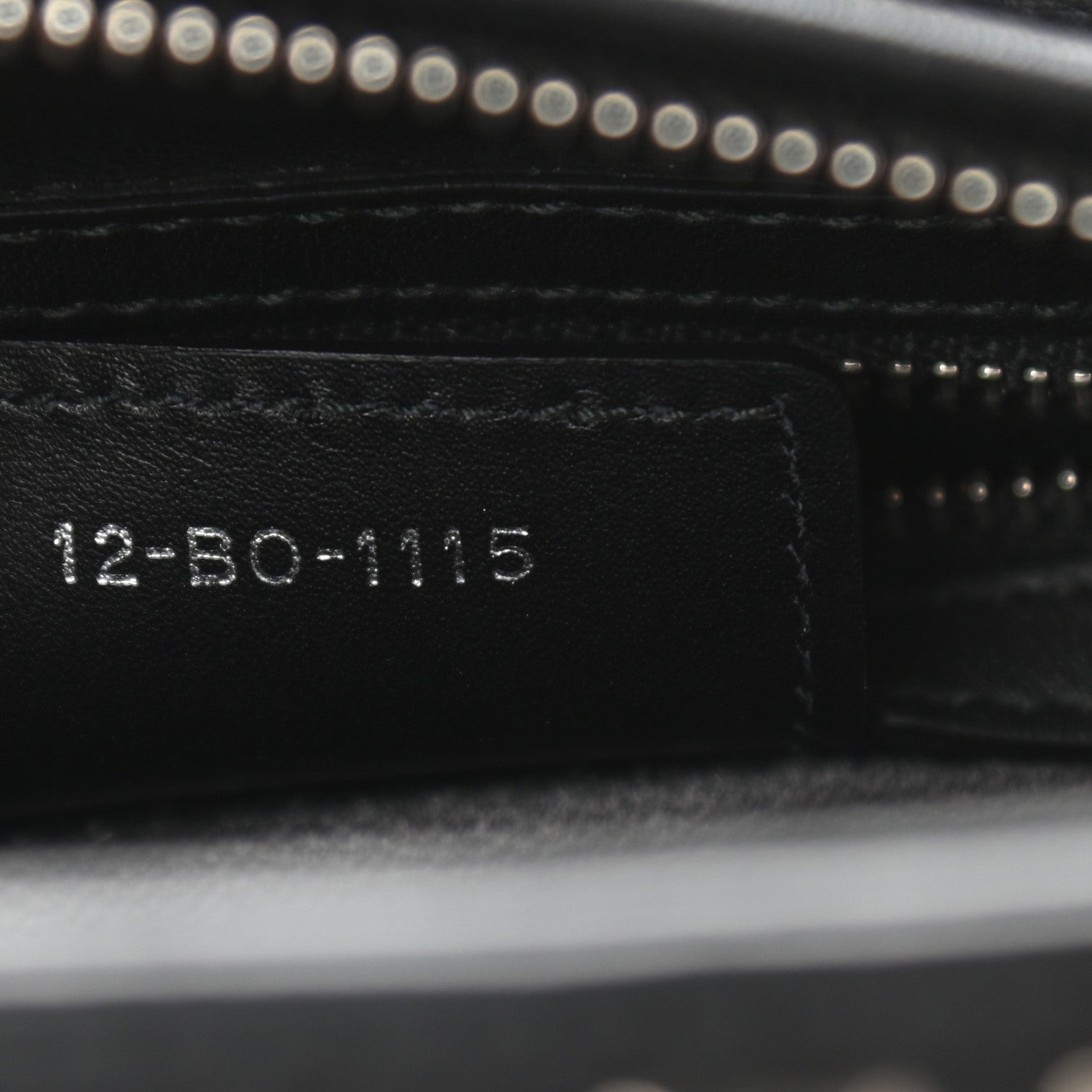 Christian Dior Calfskin Studded Medium Lady Dior Black 8 of 11