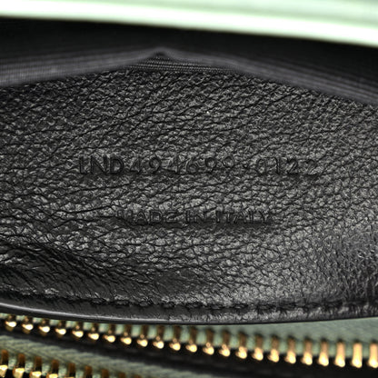 Saint Laurent Suede Calfskin Y Quilted Monogram Small Loulou Chain Satchel Vert Opaline 7 of 10