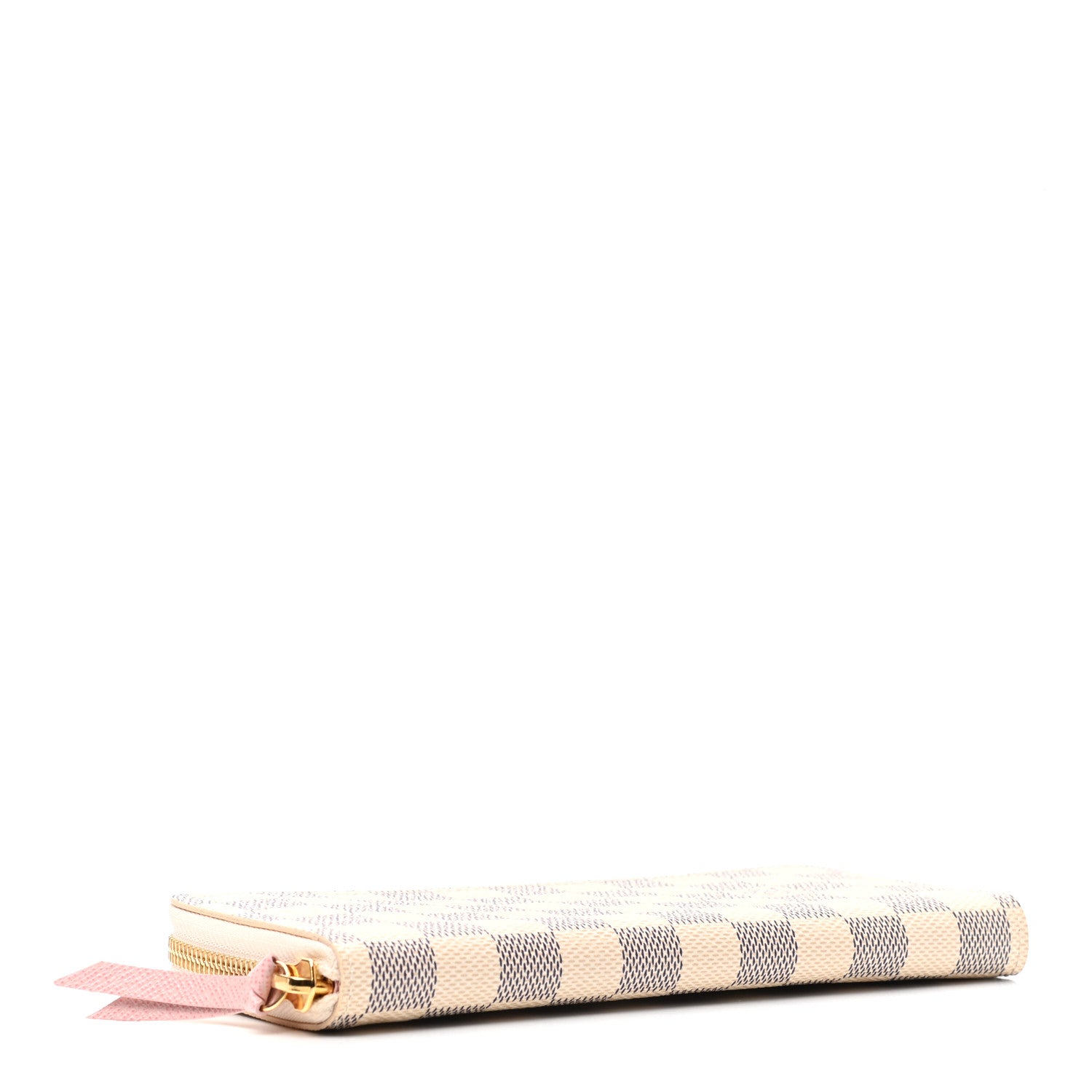 Louis Vuitton Damier Azur Clemence Wallet Rose Ballerine 4 of 7