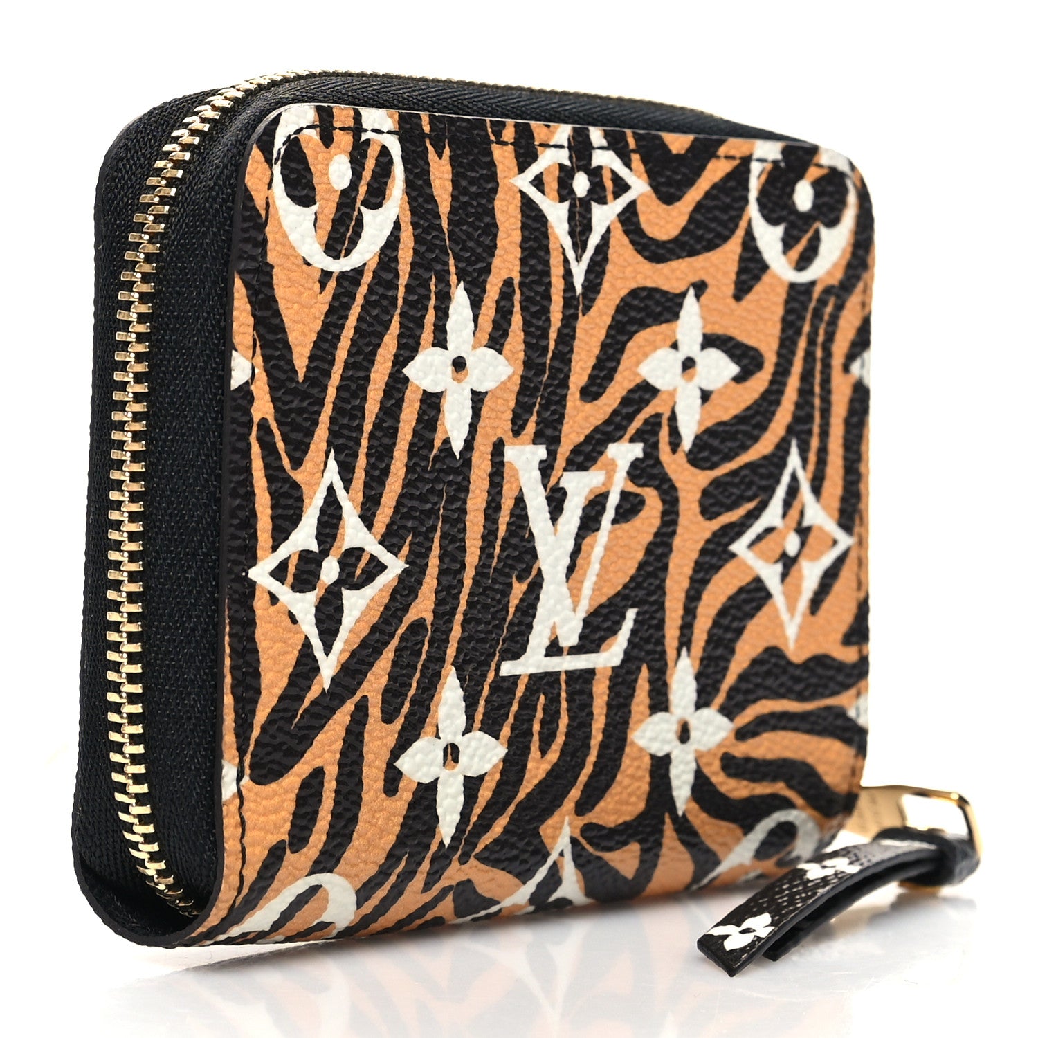 Louis Vuitton Monogram Giant Jungle Zippy Coin Purse Black 3 of 8