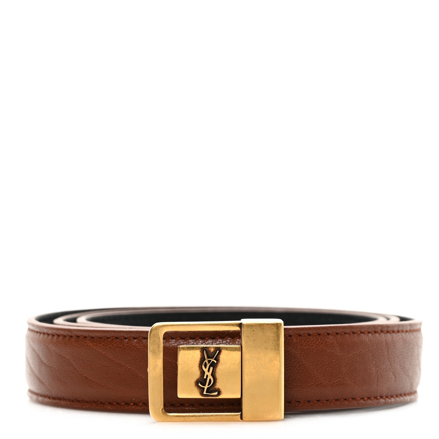 Grained Lambskin La 66 Thin Belt 75 30 Wet Clay